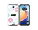 Funda Silicona Transparente para Blackview BV7200 diseño Flores 06 Dibujos