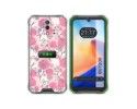 Funda Silicona Transparente para Blackview BV7200 diseño Flores 07 Dibujos