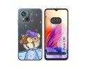 Funda Silicona Transparente para Blackview Oscal C80 diseño Cabra Dibujos
