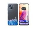 Funda Silicona Transparente para Blackview Oscal C80 diseño Hipo Dibujos
