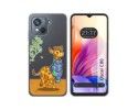 Funda Silicona Transparente para Blackview Oscal C80 diseño Jirafa Dibujos
