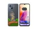 Funda Silicona Transparente para Blackview Oscal C80 diseño Mono Dibujos