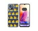 Funda Silicona Transparente para Blackview Oscal C80 diseño Pato Dibujos