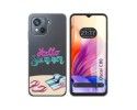 Funda Silicona Transparente para Blackview Oscal C80 diseño Summer Dibujos
