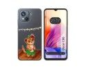 Funda Silicona Transparente para Blackview Oscal C80 diseño Suricata Dibujos