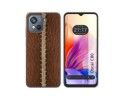 Funda Silicona para Blackview Oscal C80 diseño Cuero 01 Dibujos