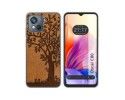 Funda Silicona para Blackview Oscal C80 diseño Cuero 03 Dibujos
