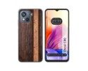 Funda Silicona para Blackview Oscal C80 diseño Madera 05 Dibujos