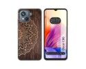 Funda Silicona para Blackview Oscal C80 diseño Madera 06 Dibujos