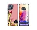 Funda Silicona para Blackview Oscal C80 diseño Brochas Dibujos