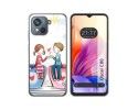 Funda Silicona para Blackview Oscal C80 diseño Café Dibujos