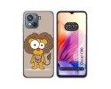 Funda Silicona para Blackview Oscal C80 diseño Leon Dibujos
