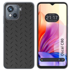 Funda Silicona para Blackview Oscal C80 diseño Metal Dibujos