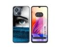 Funda Silicona para Blackview Oscal C80 diseño Ojo Dibujos
