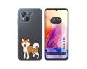 Funda Silicona Transparente para Blackview Oscal C80 diseño Perros 02 Dibujos