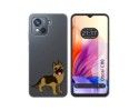 Funda Silicona Transparente para Blackview Oscal C80 diseño Perros 03 Dibujos