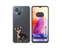 Funda Silicona Transparente para Blackview Oscal C80 diseño Perros 04 Dibujos