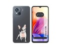 Funda Silicona Transparente para Blackview Oscal C80 diseño Perros 06 Dibujos