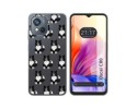 Funda Silicona Transparente para Blackview Oscal C80 diseño Perros 07 Dibujos