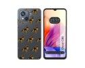 Funda Silicona Transparente para Blackview Oscal C80 diseño Perros 09 Dibujos