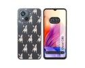 Funda Silicona Transparente para Blackview Oscal C80 diseño Perros 12 Dibujos