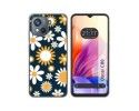 Funda Silicona Transparente para Blackview Oscal C80 diseño Flores 08 Dibujos