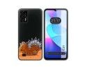 Funda Silicona Transparente para Oukitel C31 diseño Bufalo Dibujos