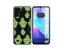 Funda Silicona Transparente para Oukitel C31 diseño Cactus Dibujos