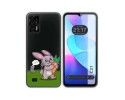 Funda Silicona Transparente para Oukitel C31 diseño Conejo Dibujos