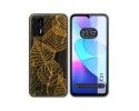 Funda Silicona Transparente para Oukitel C31 diseño Hojas Dibujos