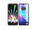Funda Silicona Transparente para Oukitel C31 diseño Unicornio Dibujos