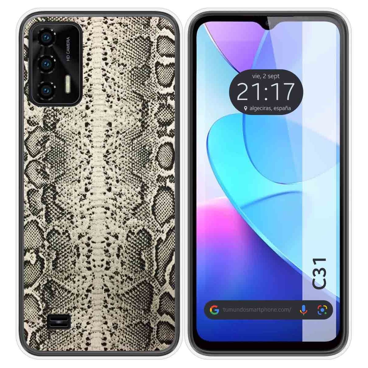 Funda Silicona para Oukitel C31 diseño Animal 01 Dibujos