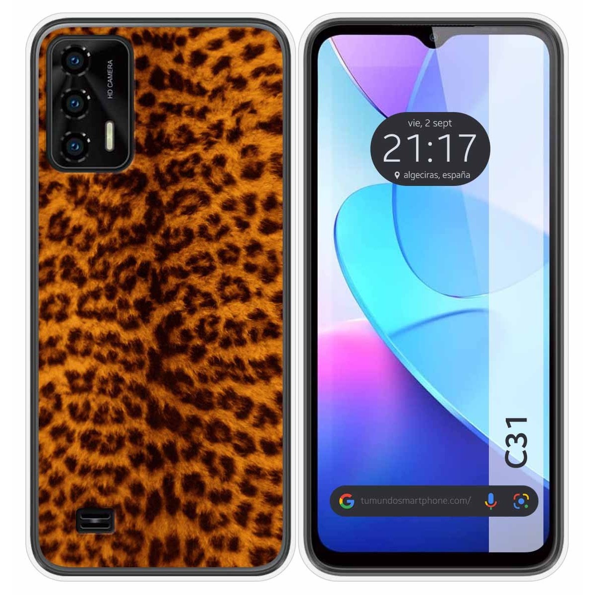 Funda Silicona para Oukitel C31 diseño Animal 03 Dibujos