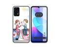 Funda Silicona para Oukitel C31 diseño Café Dibujos