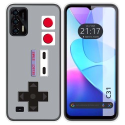 Funda Silicona para Oukitel C31 diseño Consola Dibujos