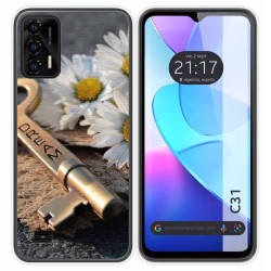 Funda Silicona para Oukitel C31 diseño Dream Dibujos