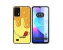 Funda Silicona para Oukitel C31 diseño Helado Vainilla Dibujos