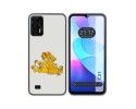 Funda Silicona para Oukitel C31 diseño Leones Dibujos