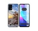 Funda Silicona para Oukitel C31 diseño Sunset Dibujos