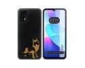 Funda Silicona Transparente para Oukitel C31 diseño Perros 03 Dibujos