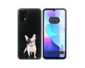 Funda Silicona Transparente para Oukitel C31 diseño Perros 06 Dibujos