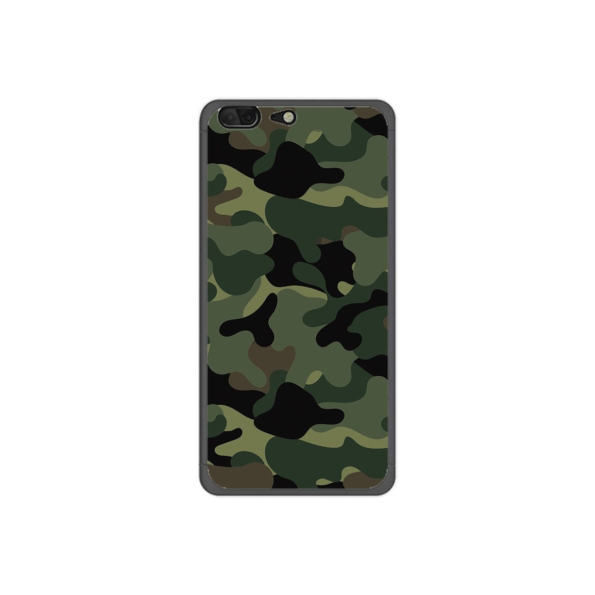 Funda Gel Tpu para Leagoo T5 Diseño Camuflaje Dibujos