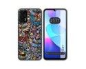 Funda Silicona Transparente para Oukitel C31 diseño Flores 04 Dibujos