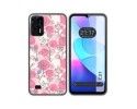 Funda Silicona Transparente para Oukitel C31 diseño Flores 07 Dibujos