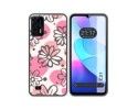 Funda Silicona Transparente para Oukitel C31 diseño Flores 09 Dibujos