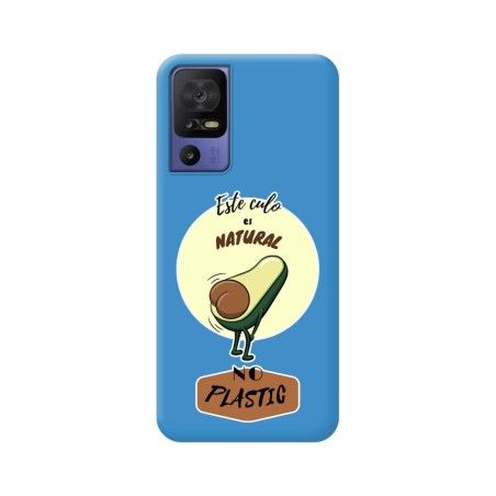 Funda Silicona Líquida Azul para TCL 40 SE diseño Culo Natural Dibujos
