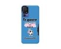 Funda Silicona Líquida Azul para TCL 40 SE diseño Vaca Dibujos