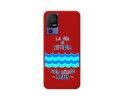 Funda Silicona Líquida Roja para TCL 40 SE diseño Agua Dibujos