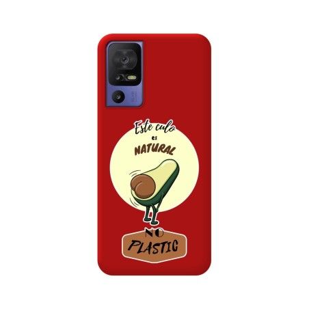 Funda Silicona Líquida Roja para TCL 40 SE diseño Culo Natural Dibujos