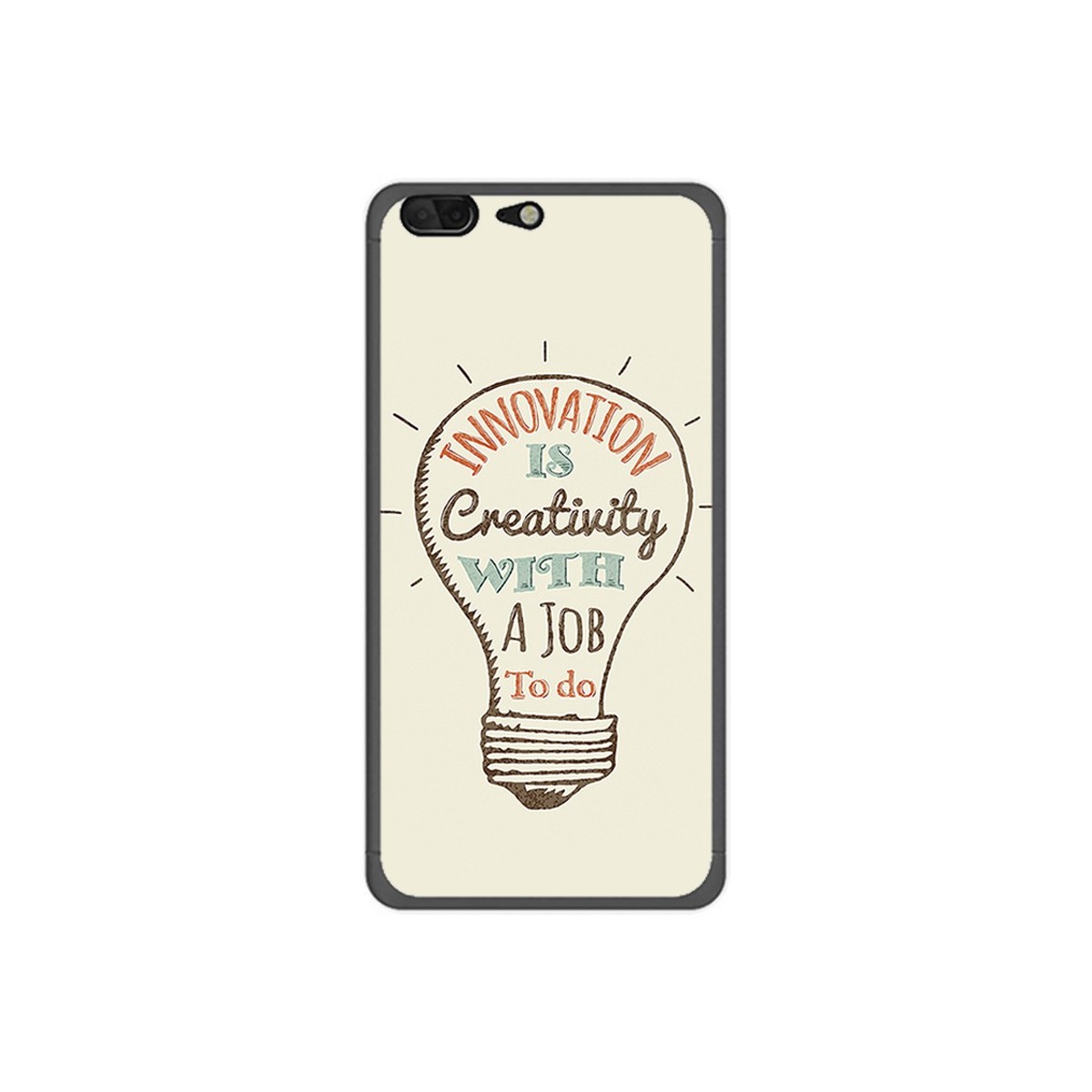 Funda Gel Tpu para Leagoo T5 Diseño Creativity Dibujos